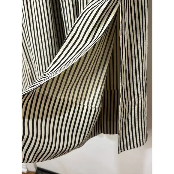 Brave + True Daphne Striped Sleeveless Crew Neck Maxi Dress Black Size XL NWOT - Picture 9 of 16